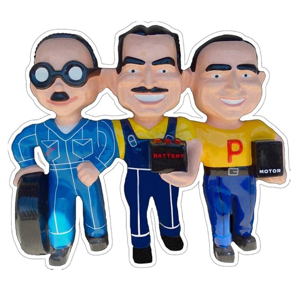The Pep Boys, Manny Moe and Jack, Plasma Cut Metal Sign - Picture 1 of 6